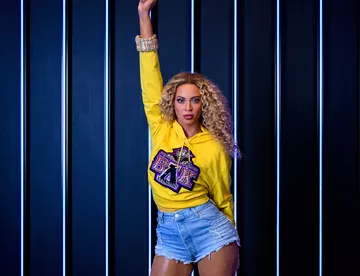 Beyonce wax figure at Madame Tussauds London