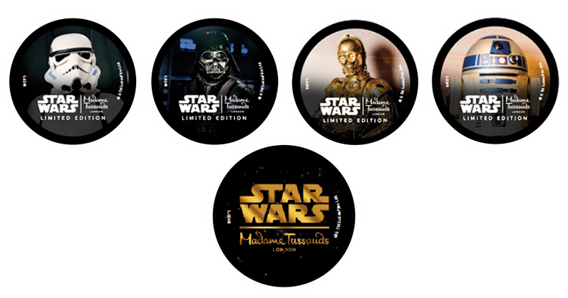 Star Wars Pop Badges 40th Anniversary