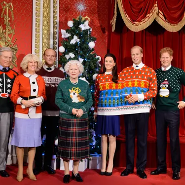 Royal Family in Christmas Jumpers