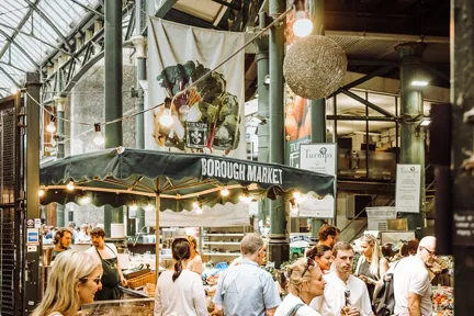 Busy borough market