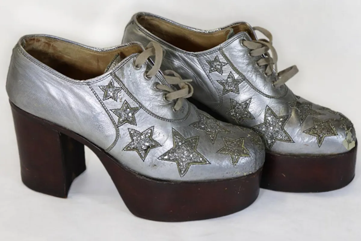 Elton John�s Shoes C 1976 Madame Tussauds London