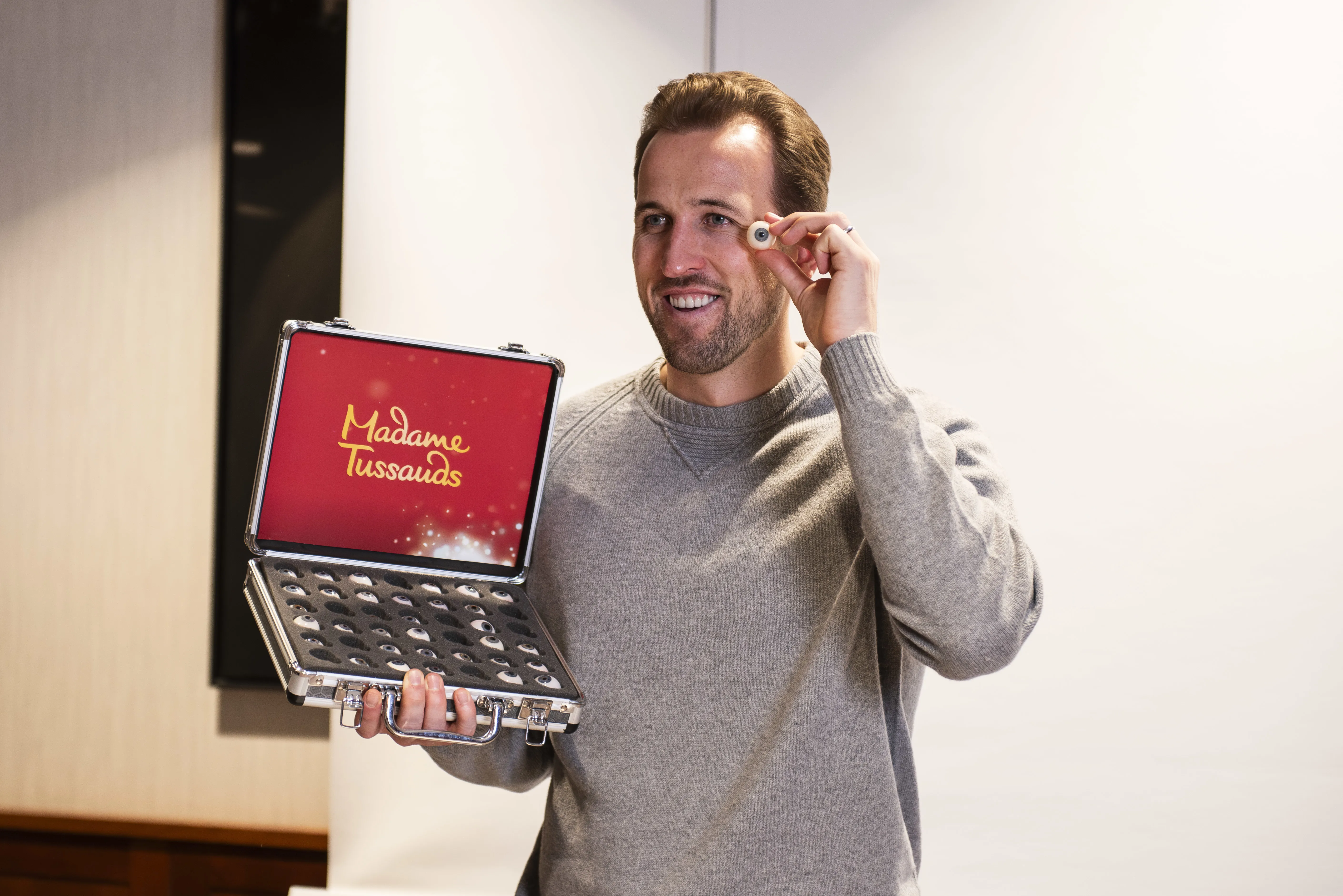 Madame Tussauds London Harry Kane Sitting 1