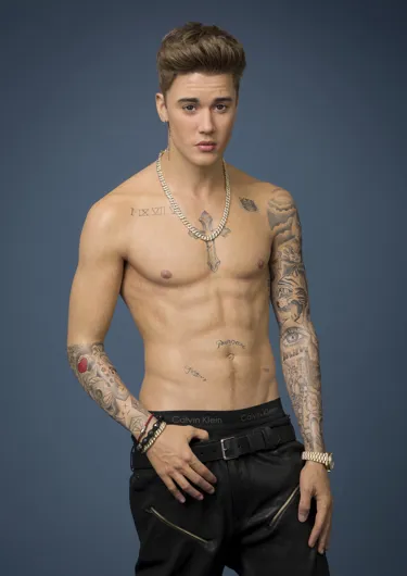 Justin Bieber's figure