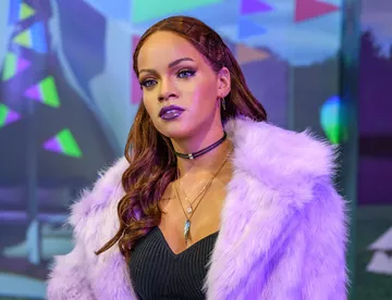 Rihanna wax figure at Madame Tussauds London