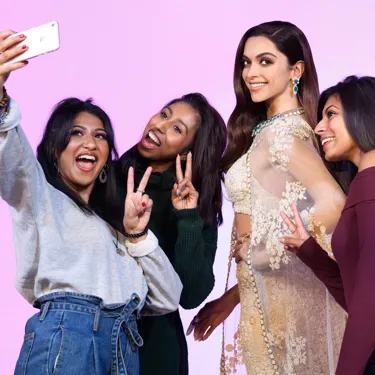 Guests With Deepika Padoukone Figure At MTL