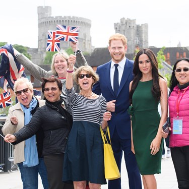 Harry And Meghan's figures at Windsor 