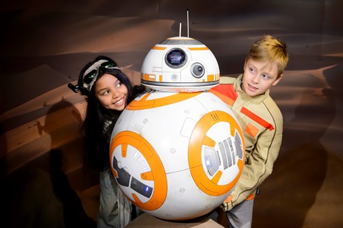 BB-8 with fans