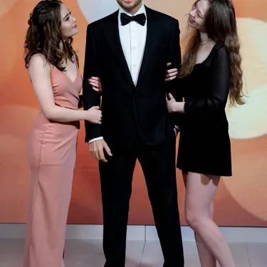 Michael Bublé figure with fans