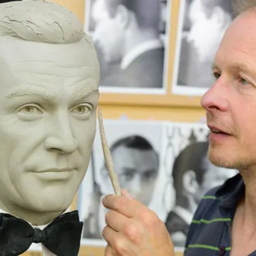 Sean Connery's clay head