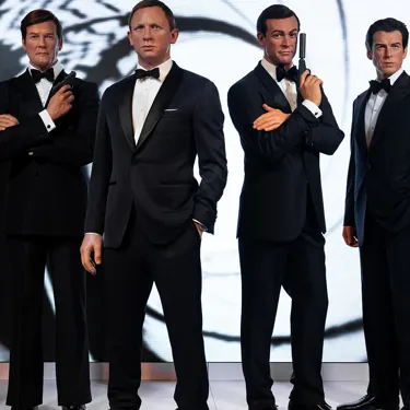 James Bonds at Madame Tussauds London