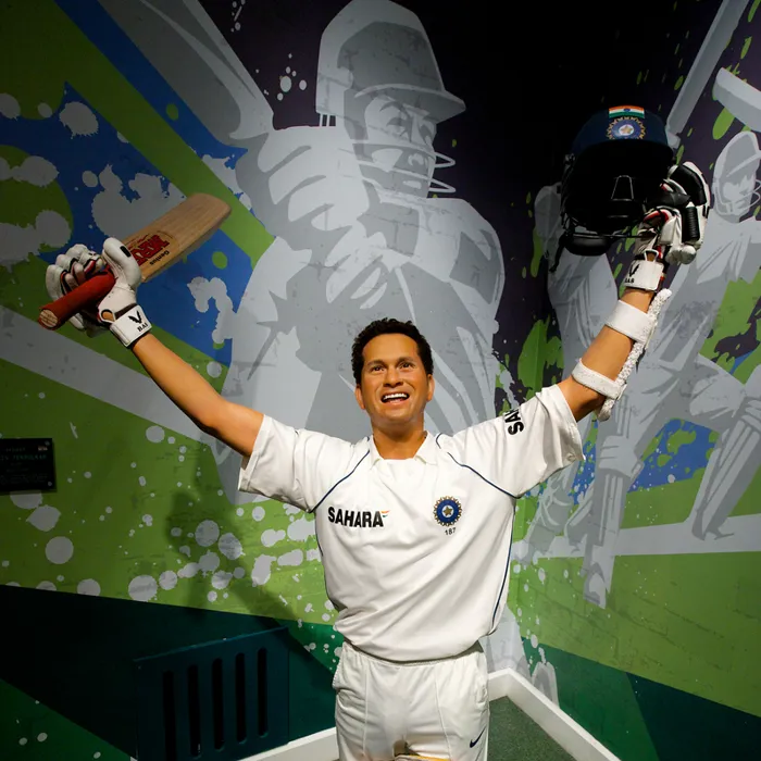 Sachin Tendulkar figure at Madame Tussauds London