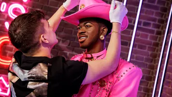 Madame Tussauds London's Studio Artists Apply Finishing Touches To Lil Nas X's New Figure