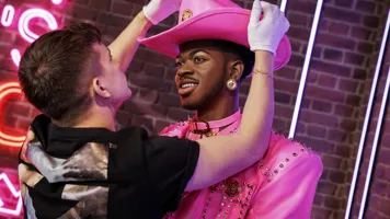 Madame Tussauds London's Studio Artists Apply Finishing Touches To Lil Nas X's New Figure