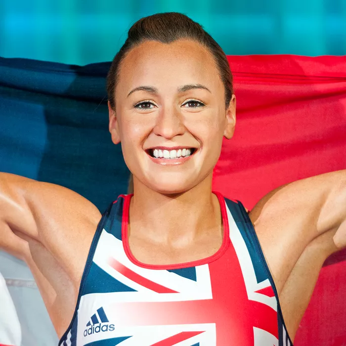 Close up of Jessica Ennis-Hill figure at Madame Tussauds London