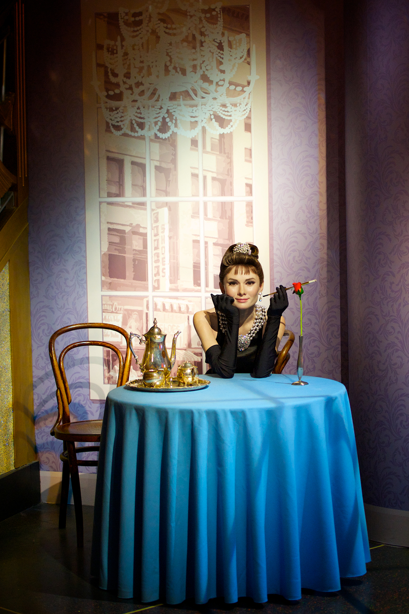 Audrey Hepburn's figure in Madame Tussauds London