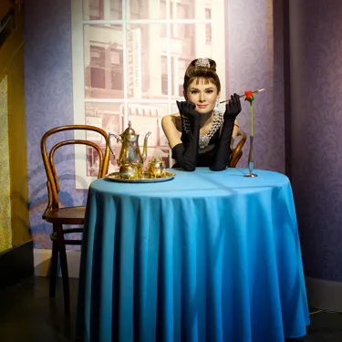 Audrey Hepburn's figure in Madame Tussauds London