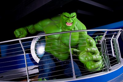 The Incredible Hulk's figure at Madame Tussauds London
