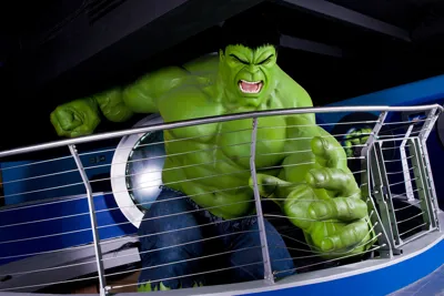 The Incredible Hulk's figure at Madame Tussauds London