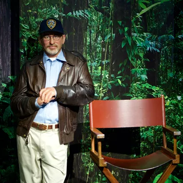 Steven Spielberg's figure at Madame Tussauds London