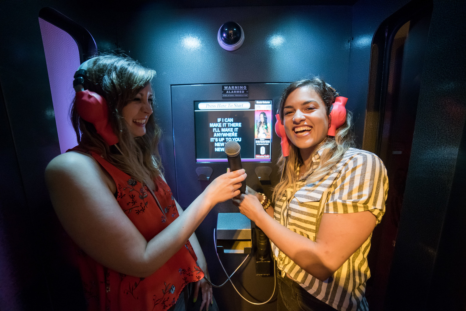 Girls In Recording Booth