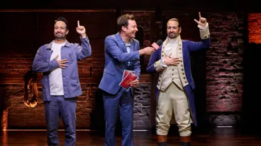 History Has Its Eyes on Lin-Manuel Miranda as He Reveals His Wax Figure at the Richard Rodgers Theatre—With Jimmy Fallon as Emcee