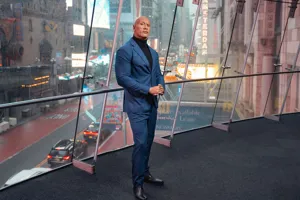 wax figure of the rock