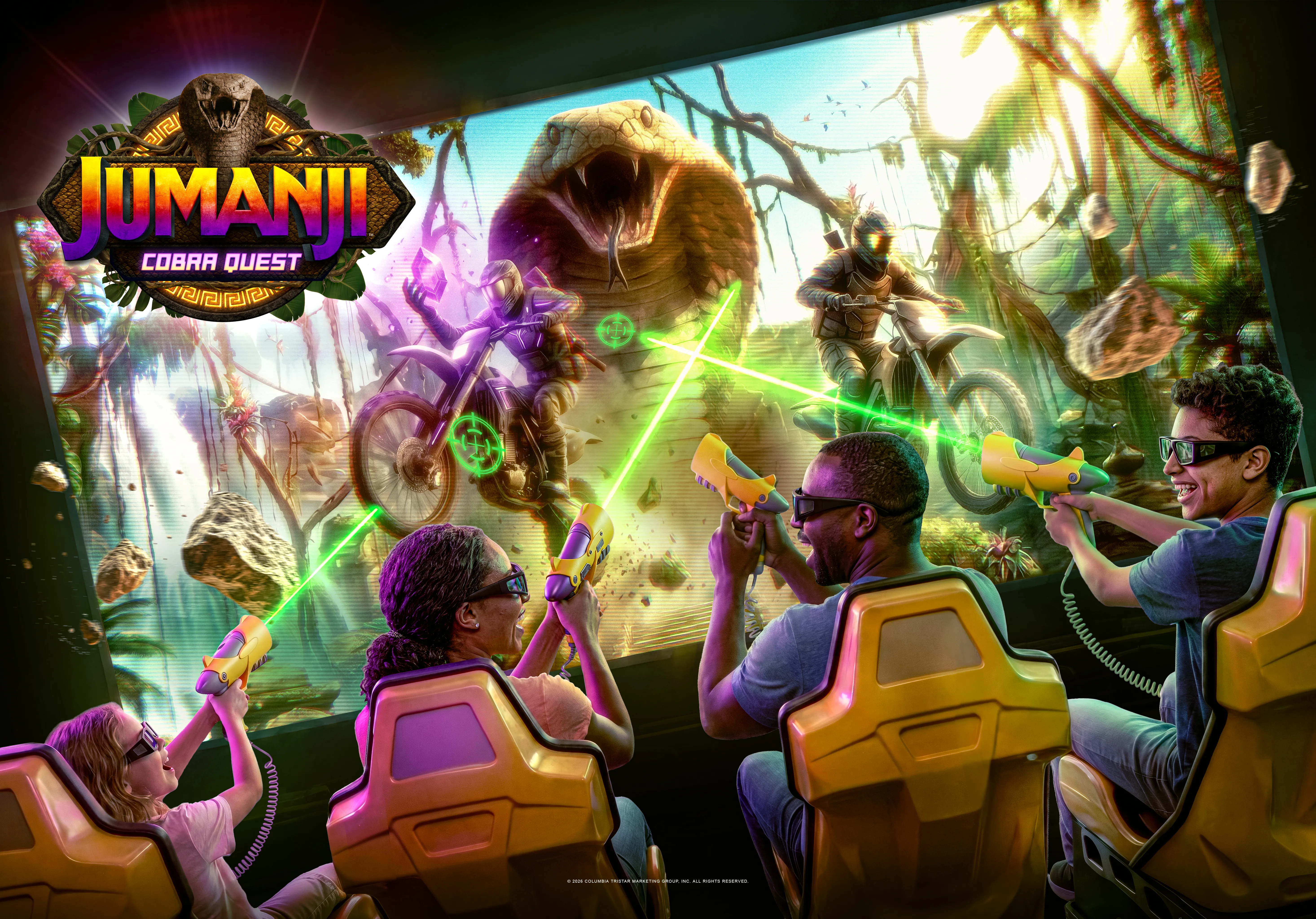 Jumanji Cobra Quest 7D