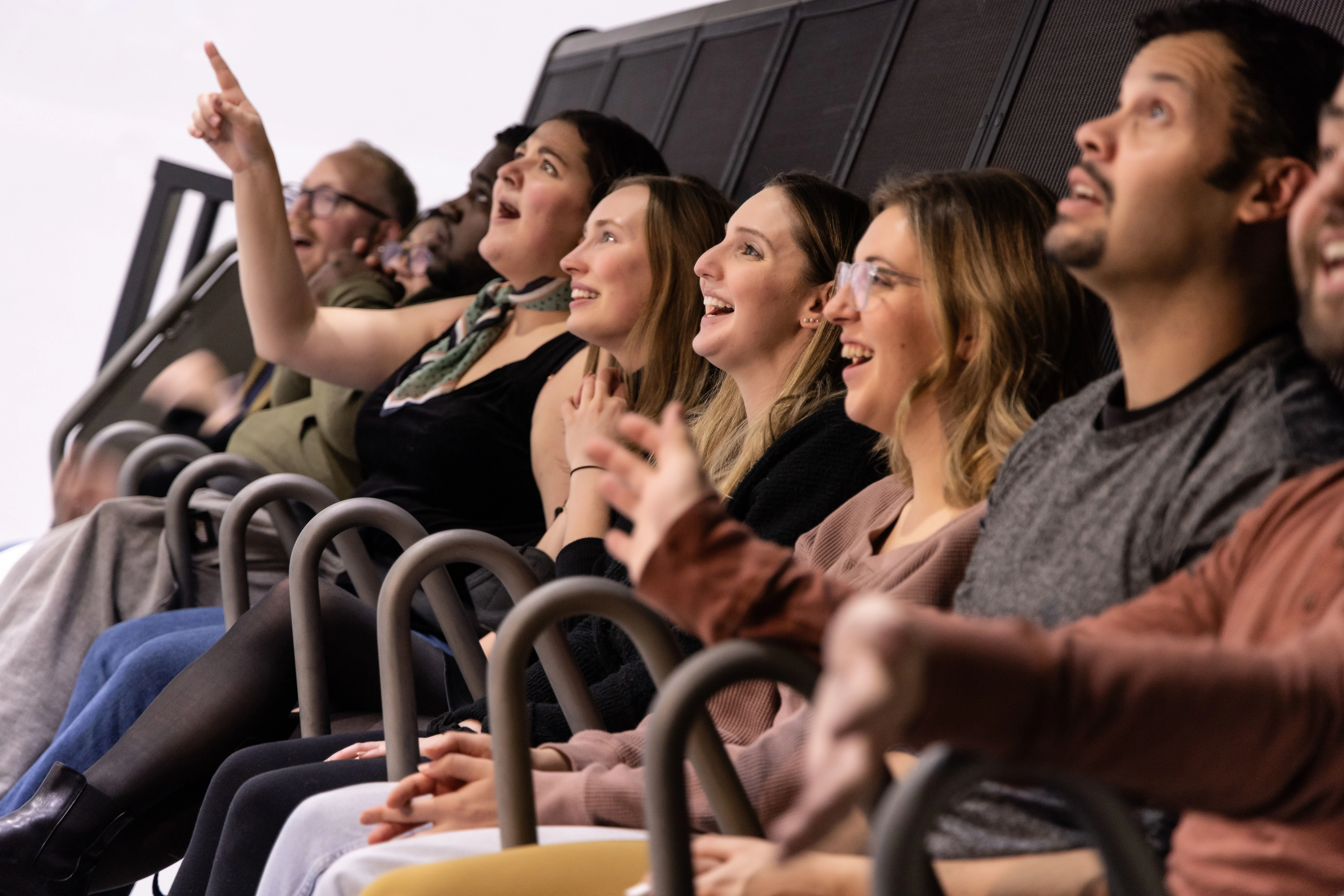 Group of friends experiencing Rise New York experience | Madame Tussauds New York and Rise New York