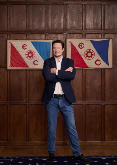 Elon Musk wax figure