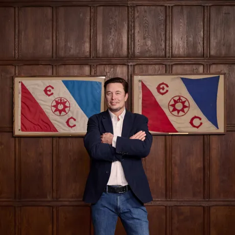 Elon Musk wax figure