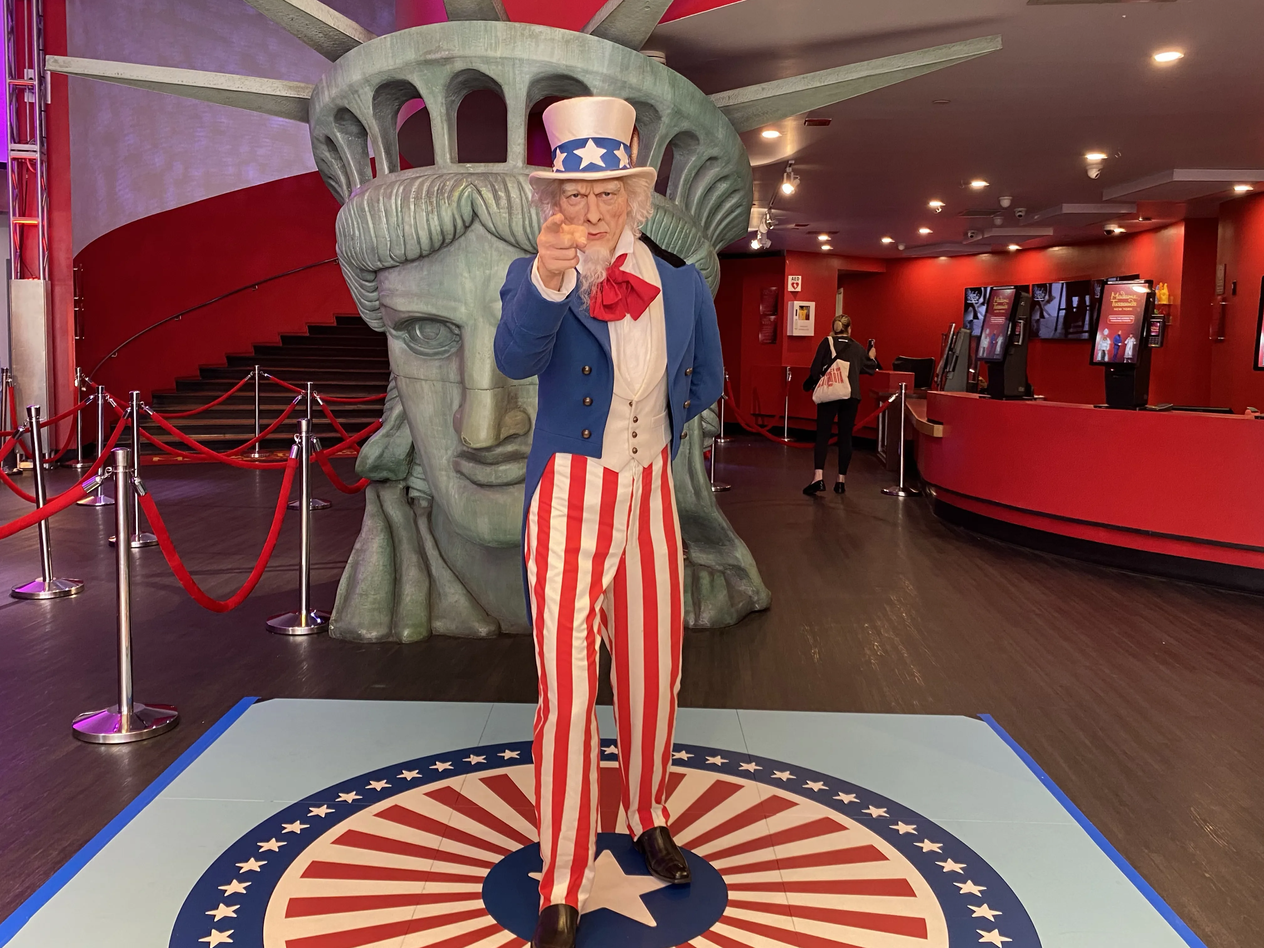 Uncle Sam At Madame Tussauds New York