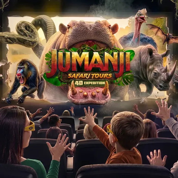 Madame Tussauds New York announces first-of-its-kind Jumanji 4D cinematic adventure 