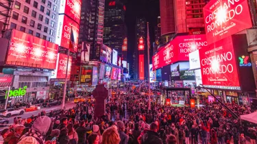 Ronaldo Times Square Takeover 1