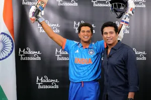 Sachin Tendulkar Madame Tussauds 1 Credit ICC Gettyimages
