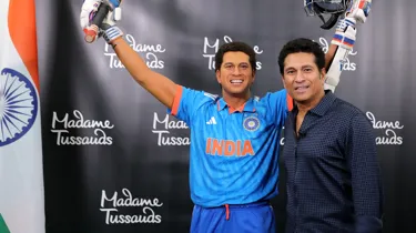 Sachin Tendulkar Madame Tussauds 1 Credit ICC Gettyimages