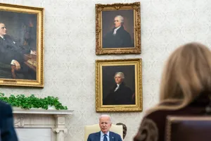Biden Oval Office Portraits Paintings