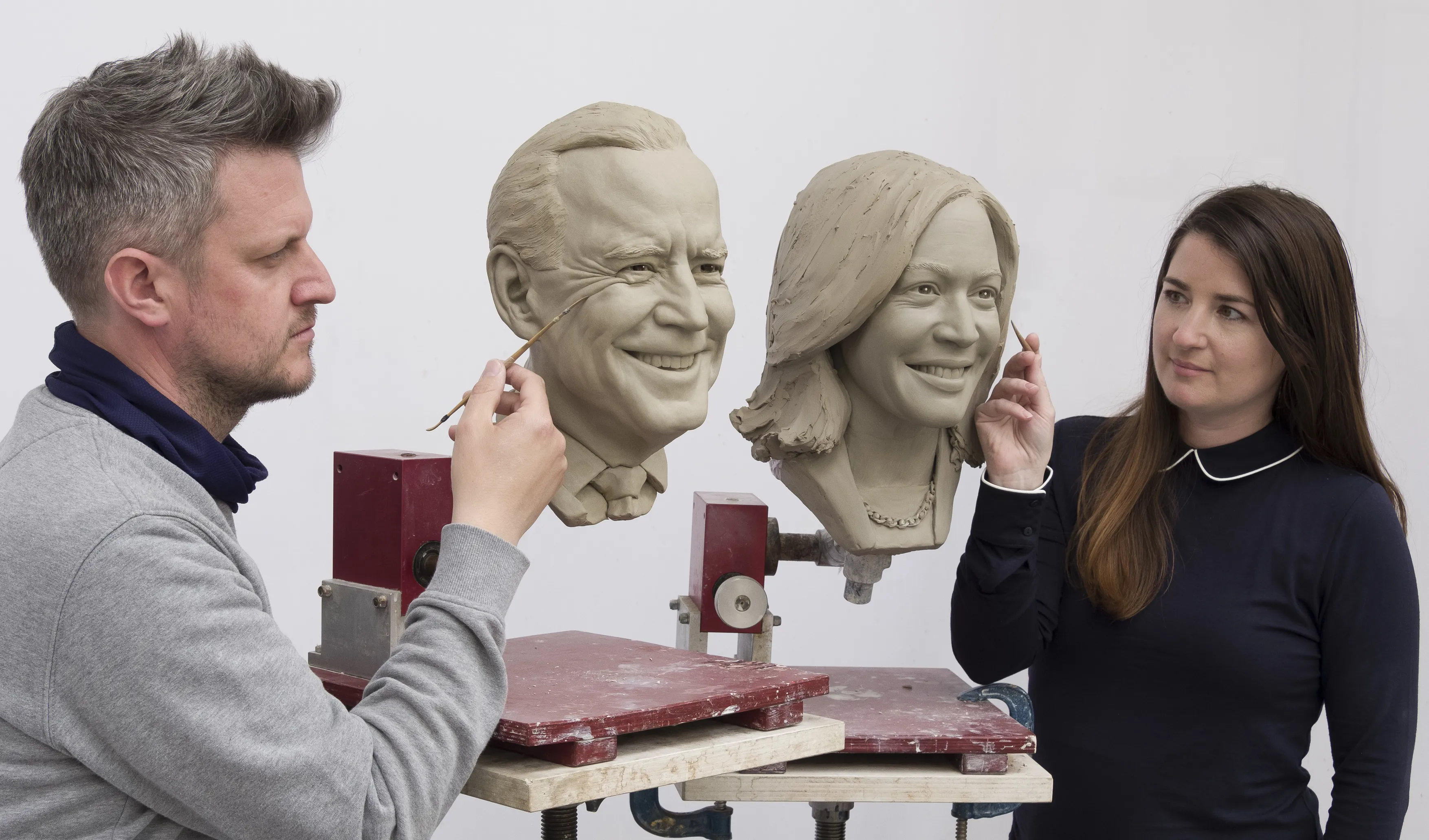 Biden & Harris With Studio Artists