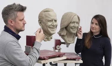 Biden & Harris With Studio Artists