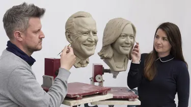 Biden & Harris With Studio Artists