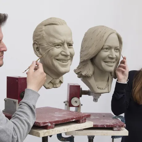 Biden & Harris With Studio Artists