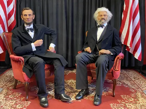 Lincoln & Douglas Madame Tussauds New York