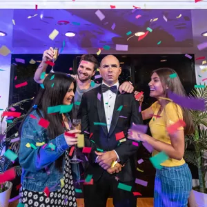 Pitbull at Madame Tussauds Orlando