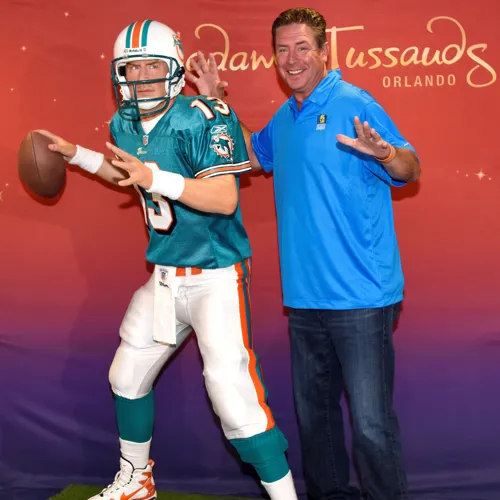 Dan Marino Miami Dolphins wax figure Madame Tussauds Orlando