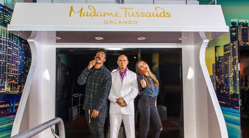 Pitbull wax figure Madame Tussauds Orlando