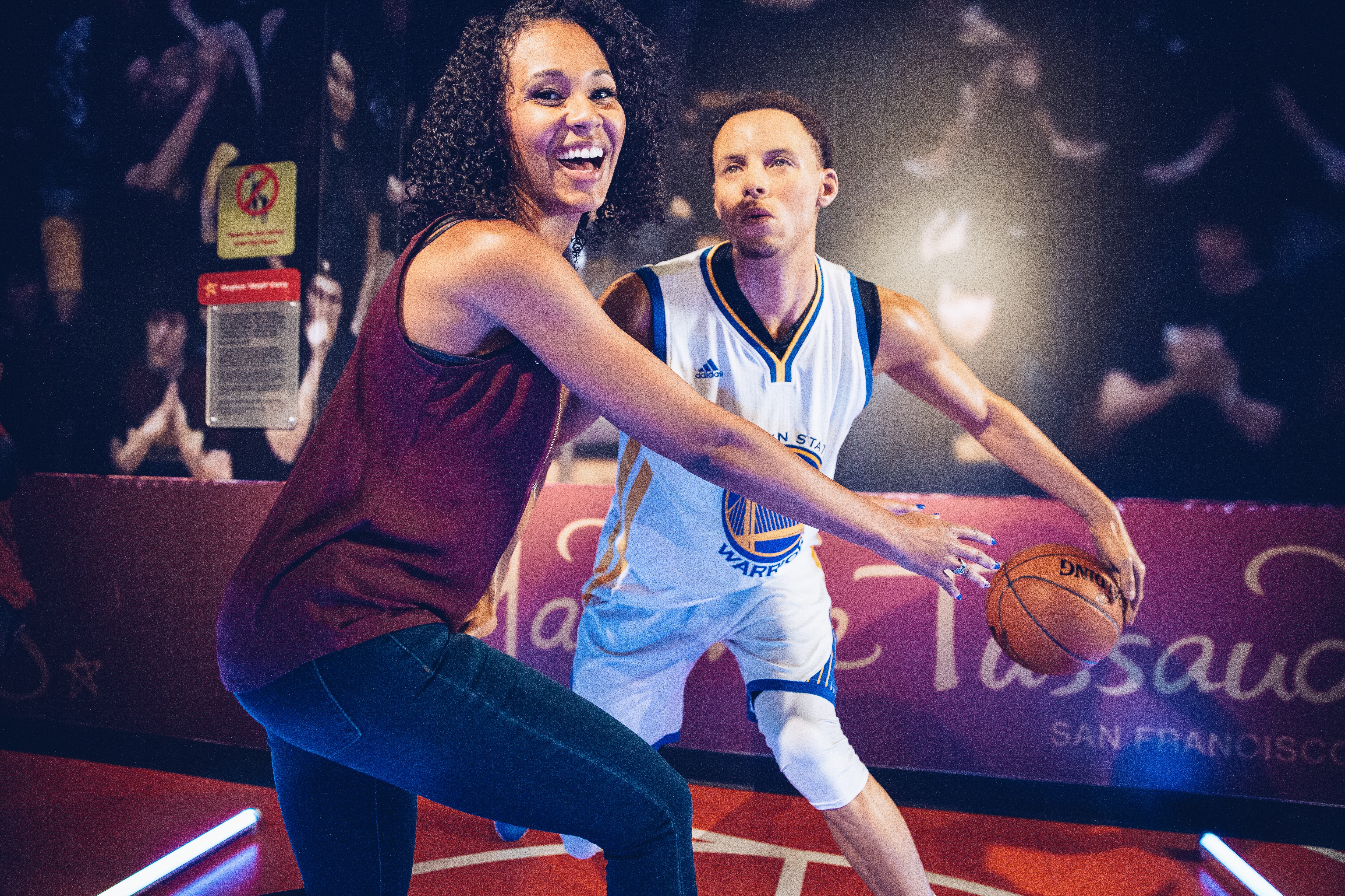 Steph Curry at Madame Tussauds San Francisco