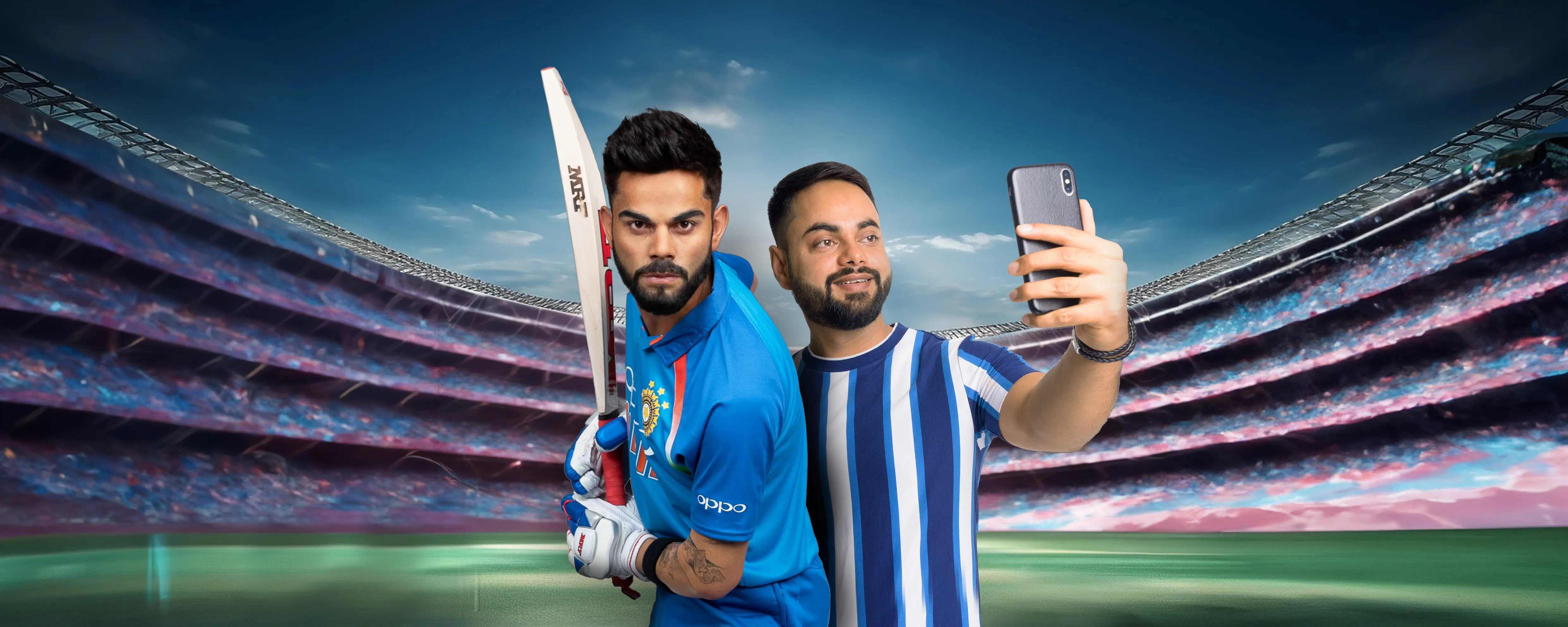 Virat Kohli wax figure in Madame Tussauds Singapore