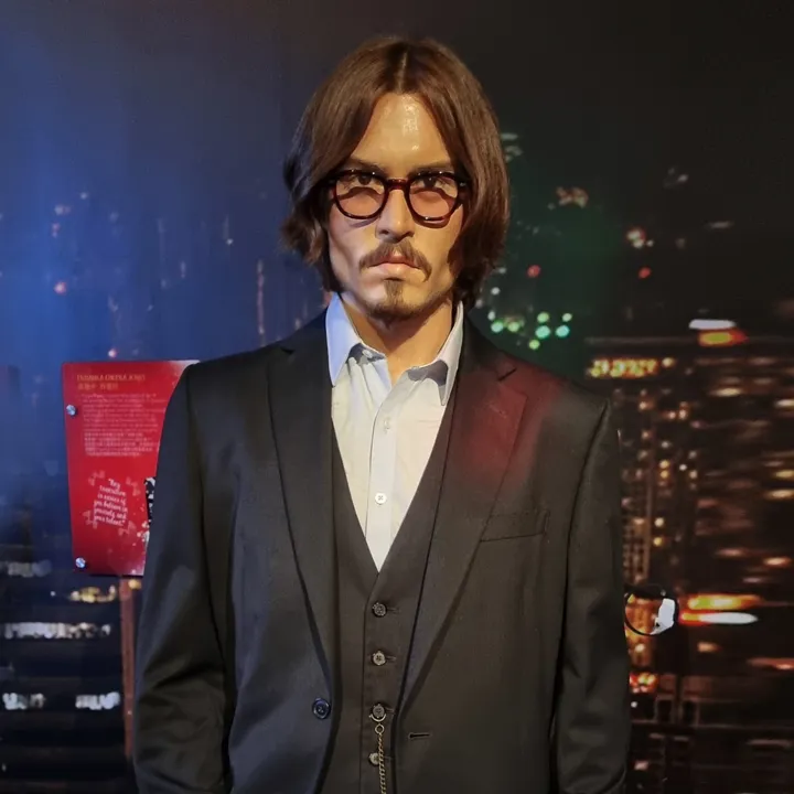 Johnny Depp Wax Figure in Madame Tussauds Singapore