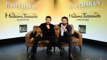 Ram Charan wax figure launch