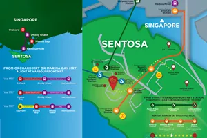 SENTOSA MAP TO MTSG 7 To 5