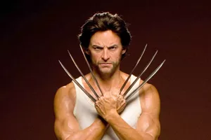 wolverine wax work with claws in front of face
